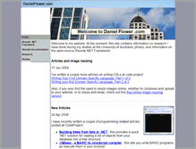 Tablet Screenshot of danielflower.com